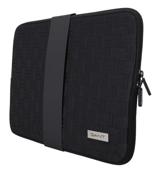 Gant Black Padded Pouch Bag Zipper Cover Sleeve Case - Ginchy