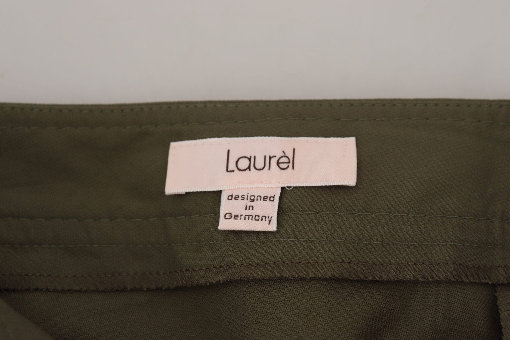 LAUREL Green Cotton High Waist Women Tapered Pants - Ginchy