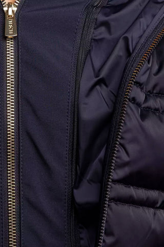 Yes Zee Blue Polyester Women's Jacket - Ginchy
