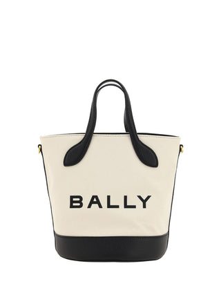 Bally Elegant Monogram Bucket Bag in Black & White - Ginchy