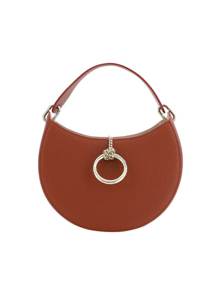 Chloé Sepia Brown Small Arlène Leather Shoulder Bag - Ginchy