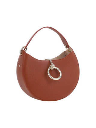 Chloé Sepia Brown Small Arlène Leather Shoulder Bag - Ginchy