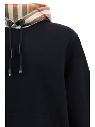 Burberry Elegant Oversize Black Samuel Hoodie - Ginchy