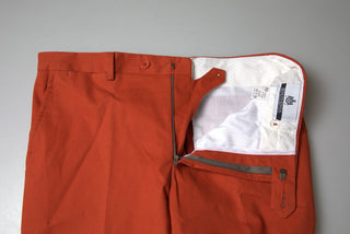 BENCIVENGA Orange Straight Fit Men Formal Trousers Pants - Ginchy