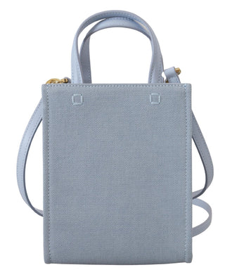 Givenchy Blue Coated Canvas Vertical Cloud Mini Shoulder Bag - Ginchy