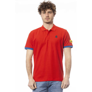 Invicta Red Cotton Men Polo Shirt - Ginchy