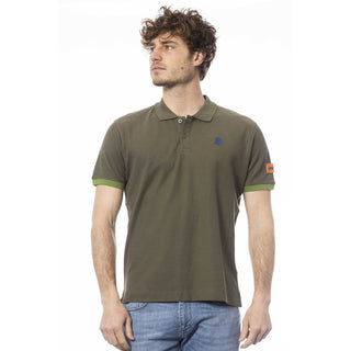 Invicta Green Cotton Men Polo Shirt - Ginchy