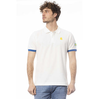Invicta White Cotton Men Polo Shirt - Ginchy