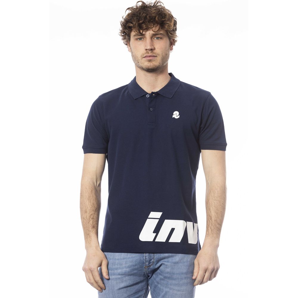 Invicta Blue Cotton Men Polo Shirt - Ginchy
