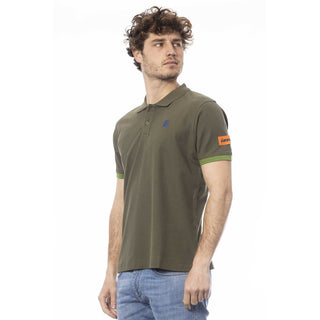 Invicta Green Cotton Men Polo Shirt - Ginchy