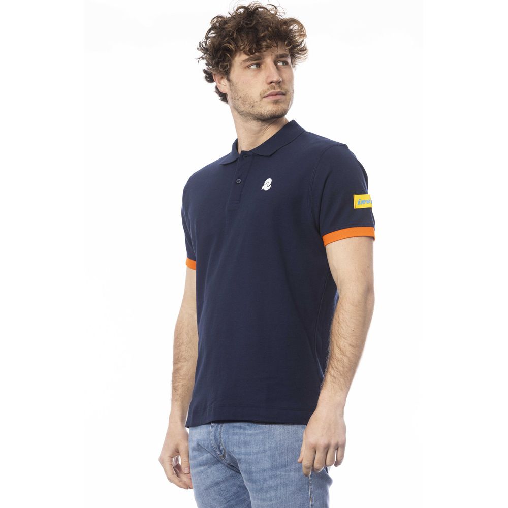 Invicta "Blue Cotton Men Polo Shirt" - Ginchy