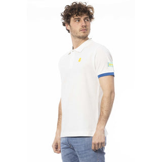 Invicta White Cotton Men Polo Shirt - Ginchy