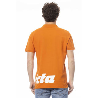 Invicta Orange Cotton Men Polo Shirt - Ginchy