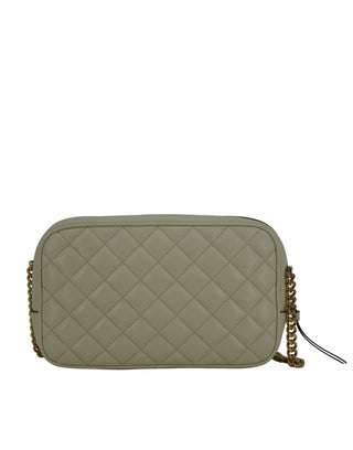 Versace Elegant White Leather Camera Shoulder Bag - Ginchy
