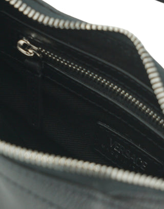 Versace Elegant Black Mini Hobo Shoulder Bag - Ginchy