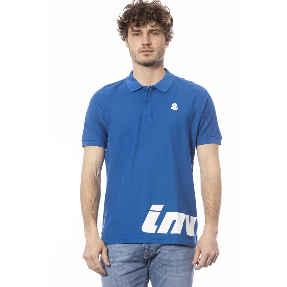 Invicta Blue Cotton Men Polo Shirt - Ginchy