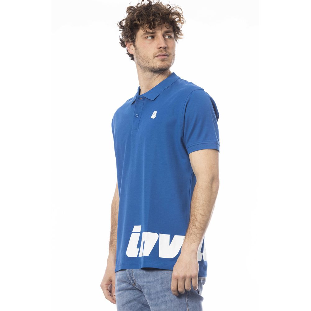 Invicta Blue Cotton Men Polo Shirt - Ginchy