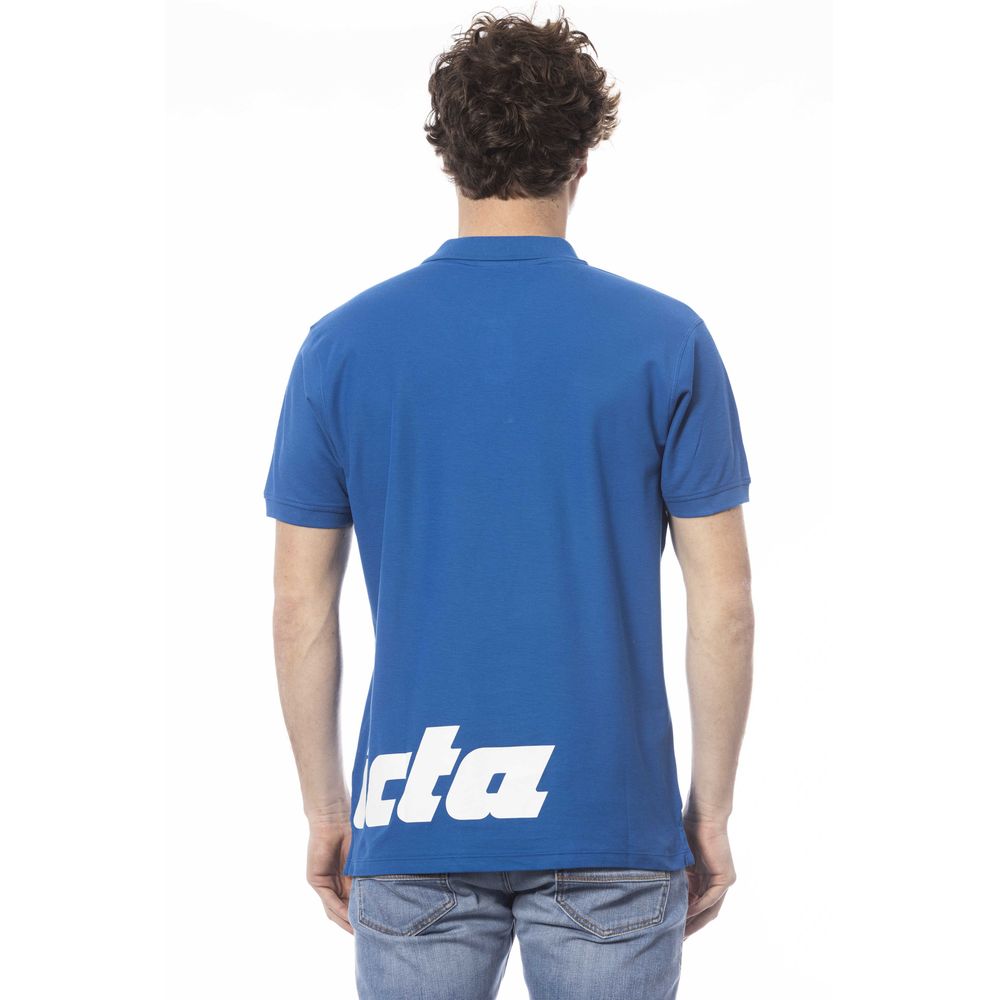 Invicta Blue Cotton Men Polo Shirt - Ginchy