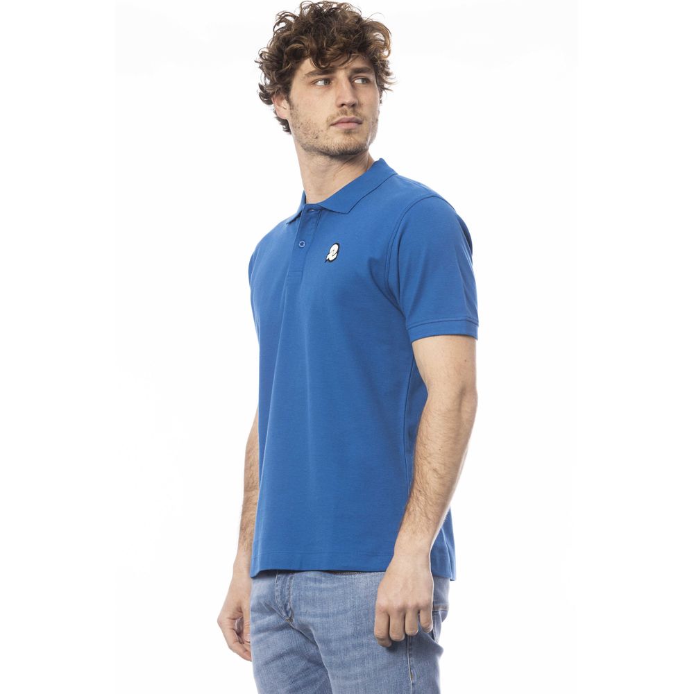 Invicta Blue Cotton Men Polo Shirt - Ginchy
