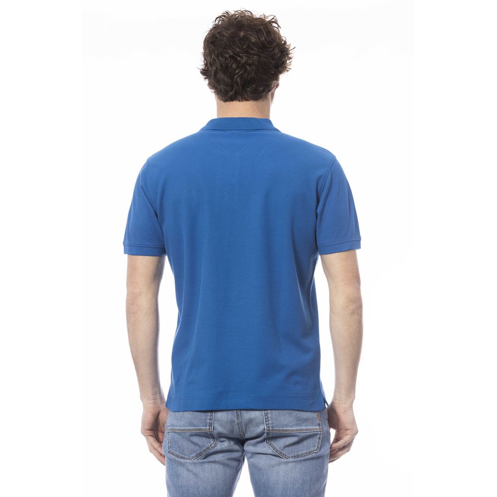 Invicta Blue Cotton Men Polo Shirt - Ginchy