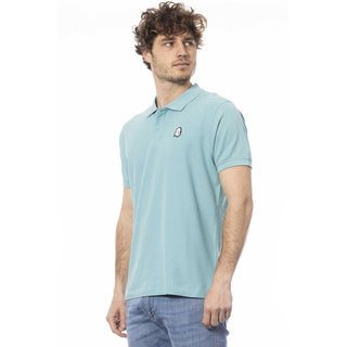 Invicta Light Blue Cotton Men Polo Shirt - Ginchy