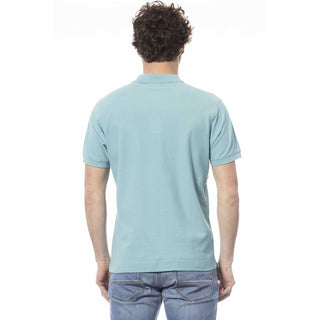 Invicta Light Blue Cotton Men Polo Shirt - Ginchy