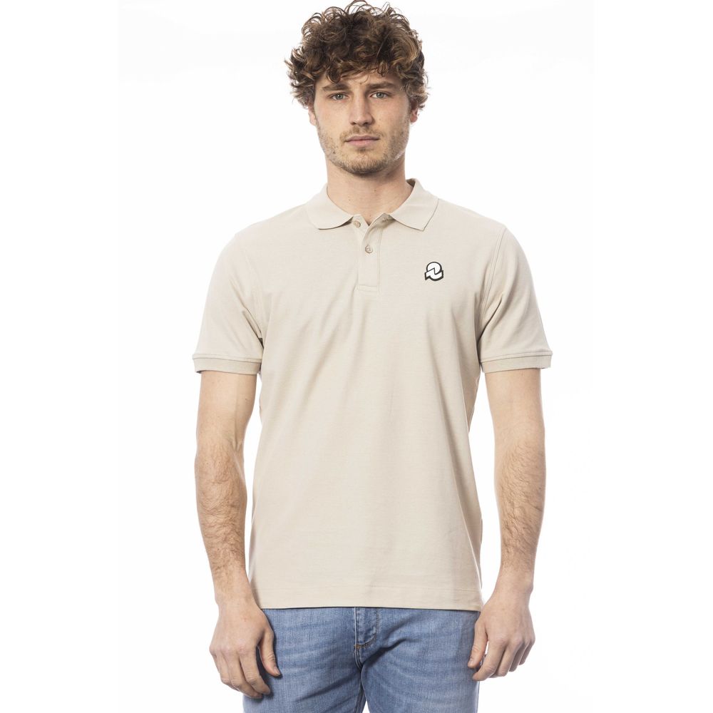 Invicta Beige Cotton Men Polo Shirt - Ginchy