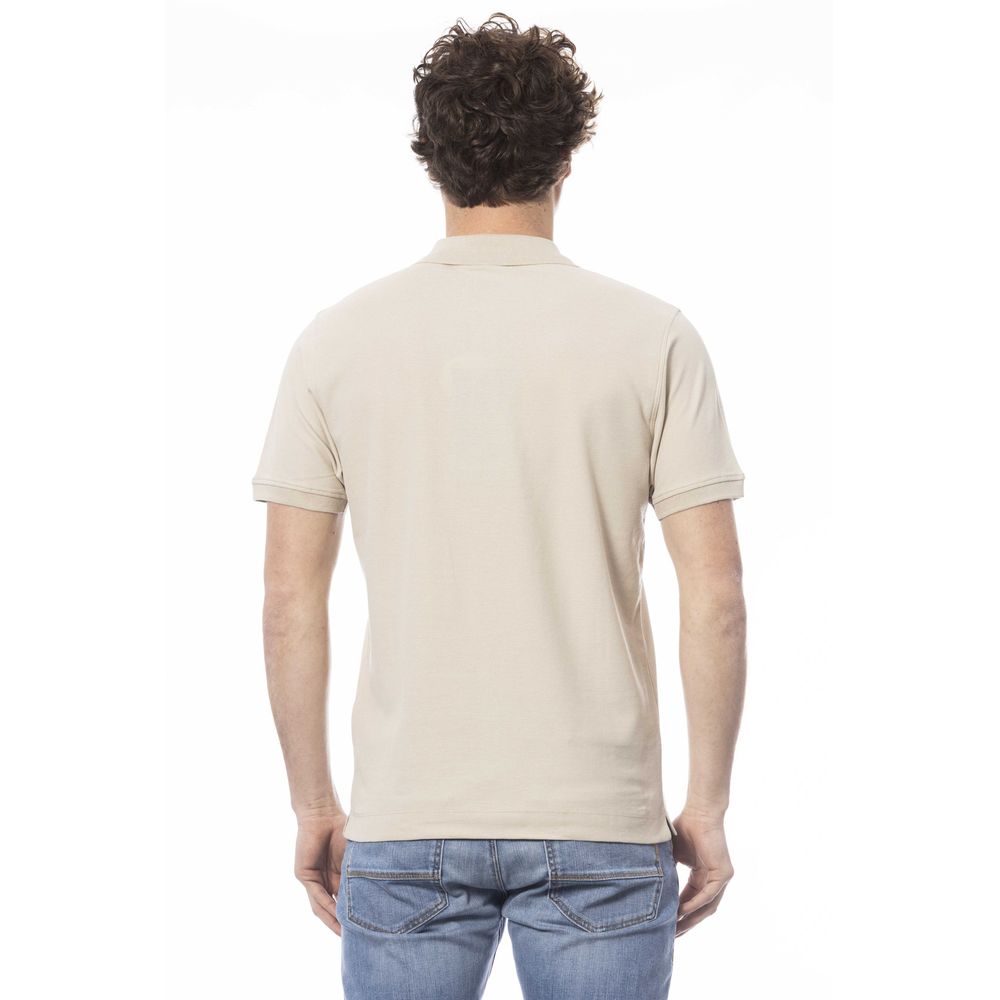 Invicta Beige Cotton Men Polo Shirt - Ginchy