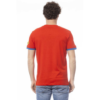 Invicta Red Cotton Men T-Shirt - Ginchy