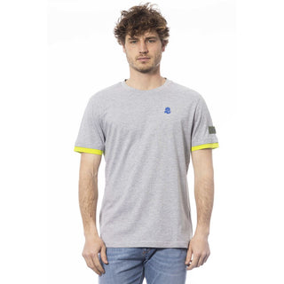 Invicta Gray Cotton Men T-Shirt - Ginchy
