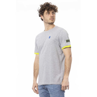 Invicta Gray Cotton Men T-Shirt - Ginchy