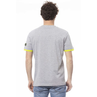 Invicta Gray Cotton Men T-Shirt - Ginchy