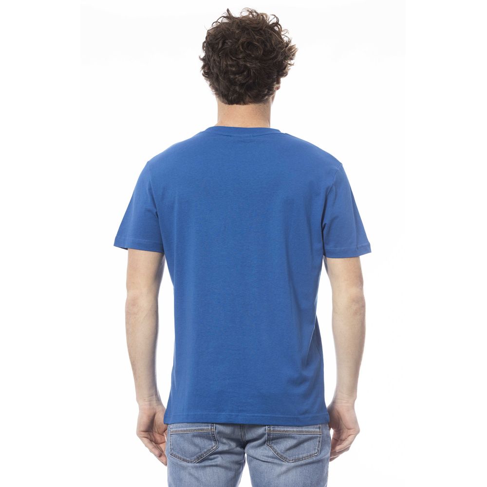 Invicta Blue Cotton Men T-Shirt - Ginchy