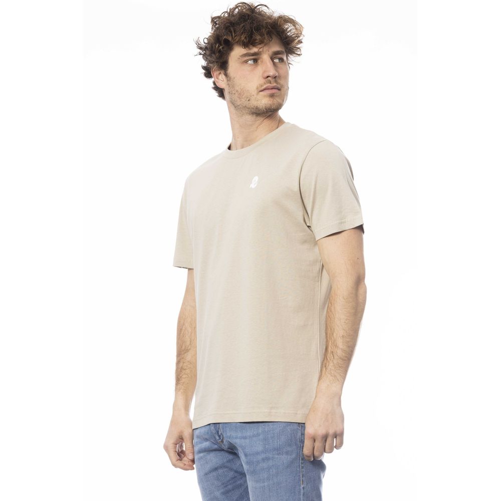 Invicta Beige Cotton Men T-Shirt - Ginchy