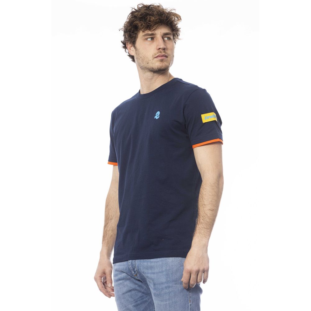 Invicta Blue Cotton Men T-Shirt - Ginchy