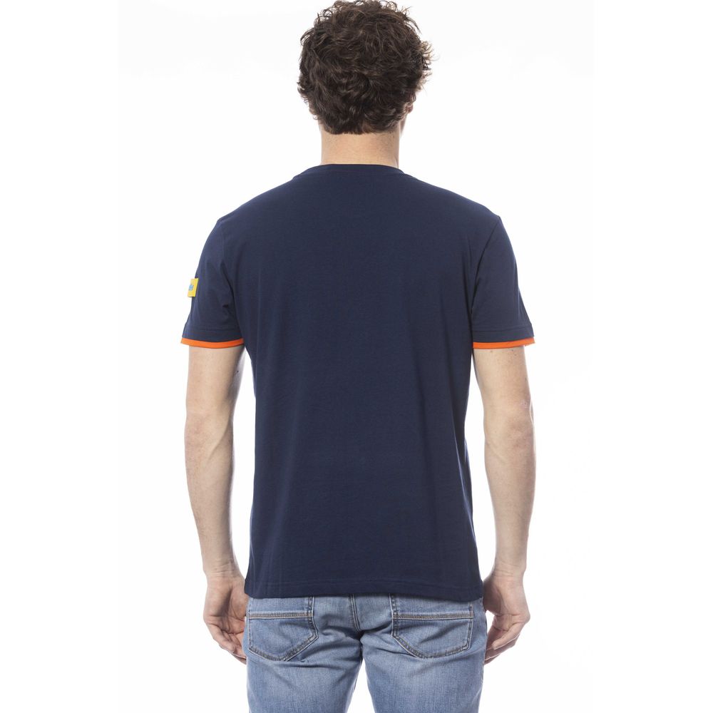 Invicta Blue Cotton Men T-Shirt - Ginchy