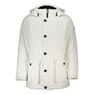 Hugo Boss White Polyamide Men Jacket - Ginchy
