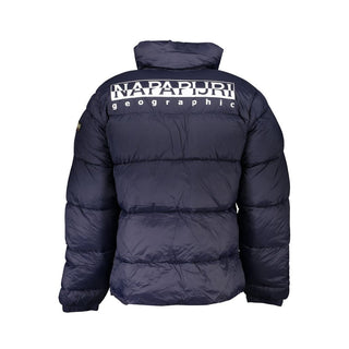Napapijri Eco-Conscious Blue Jacket with Sleek Design - Ginchy
