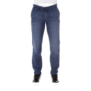 Trussardi Jeans Blue Cotton Men Jeans - Ginchy