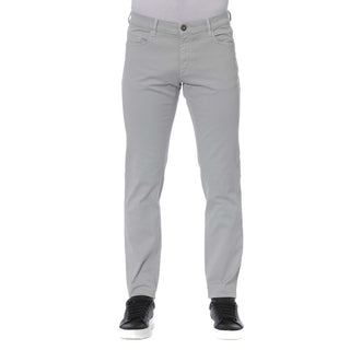 Trussardi Jeans Gray Cotton Men Jeans - Ginchy