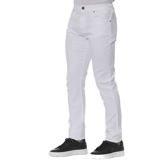 Trussardi Jeans White Cotton Men Jeans - Ginchy
