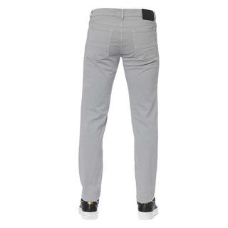 Trussardi Jeans Gray Cotton Men Jeans - Ginchy