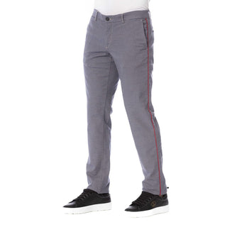 Trussardi Jeans Blue Cotton Men's Trouser - Ginchy