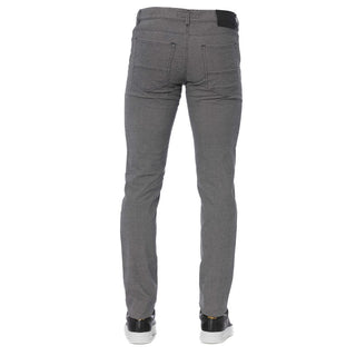 Trussardi Jeans Gray Cotton Men Pant - Ginchy