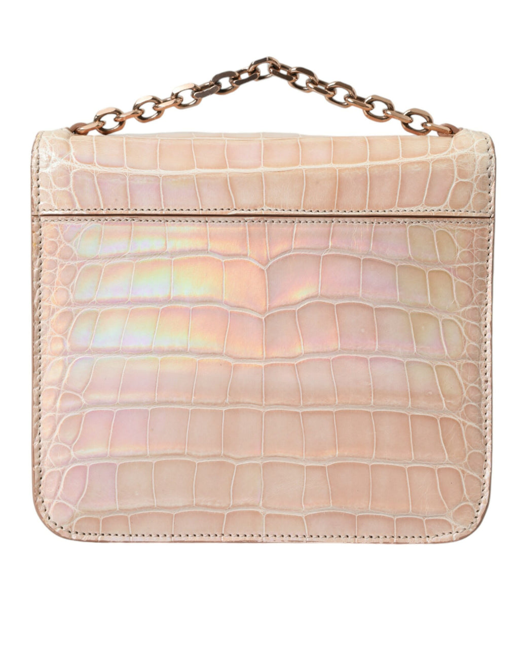 Balenciaga Beige Blue Agate Exotic Leather Gold Chain Purse Bag - Ginchy