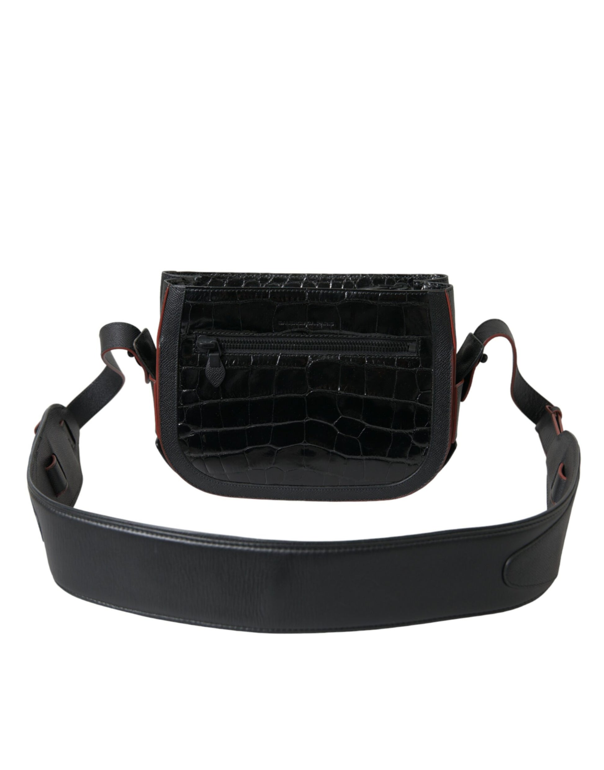 Balenciaga Black Exotic Leather Shoulder Crossbody Camera Bag - Ginchy
