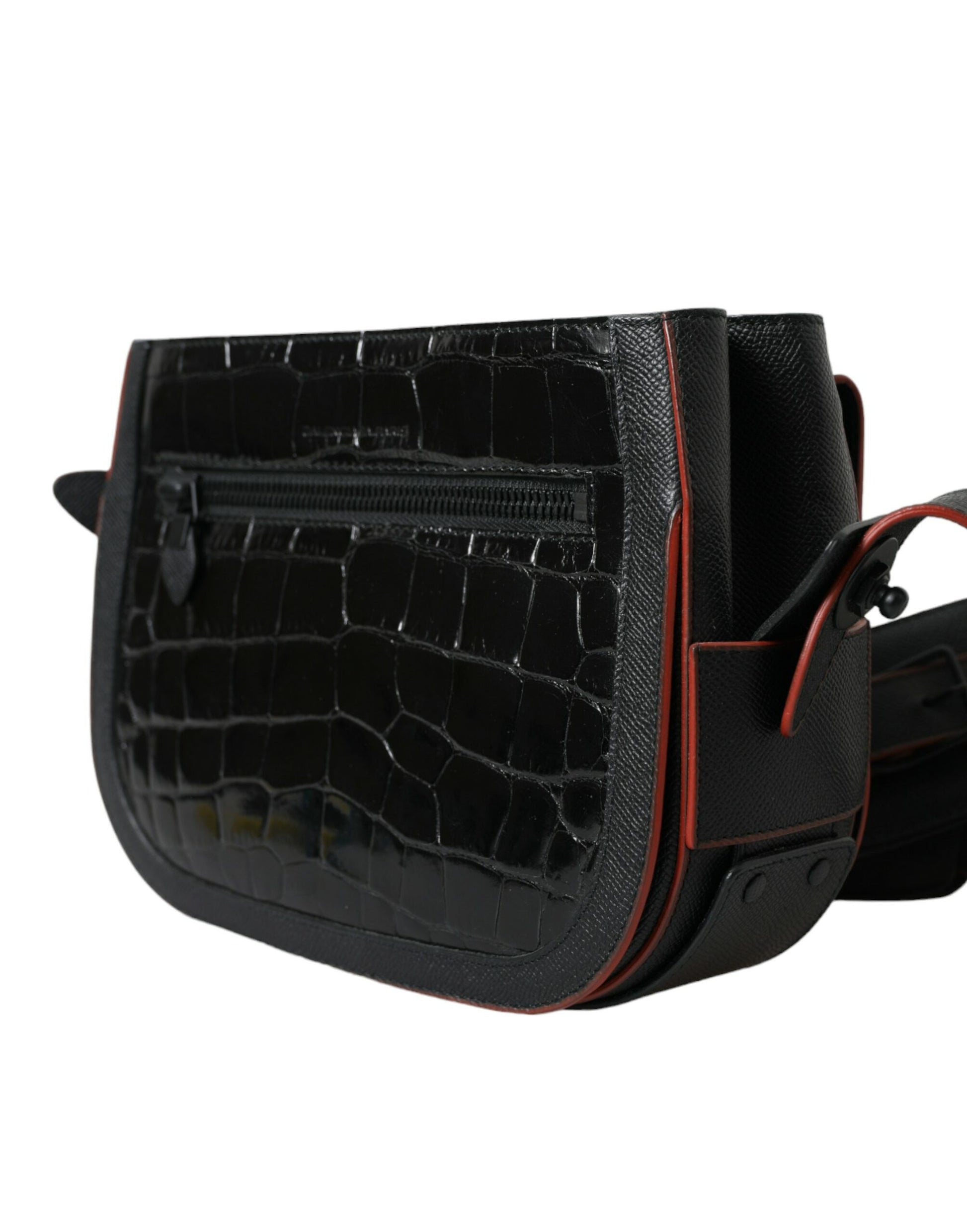 Balenciaga Black Exotic Leather Shoulder Crossbody Camera Bag - Ginchy