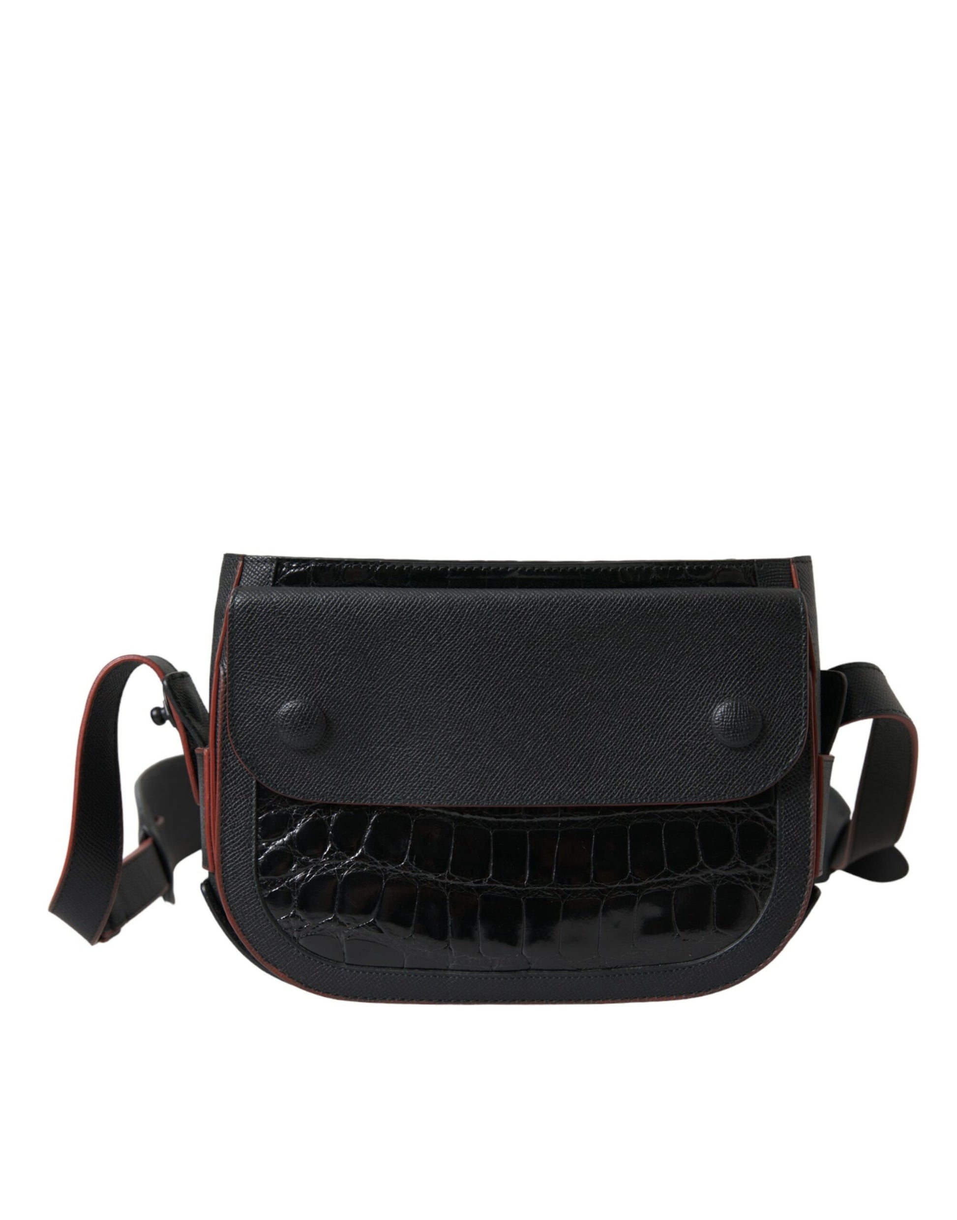 Balenciaga Black Exotic Leather Shoulder Crossbody Camera Bag - Ginchy