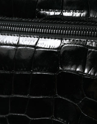 Balenciaga Black Exotic Leather Shoulder Crossbody Camera Bag - Ginchy