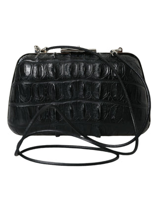Balenciaga Black Exotic Skin Leather Shoulder Crossbody Box Clutch Bag - Ginchy